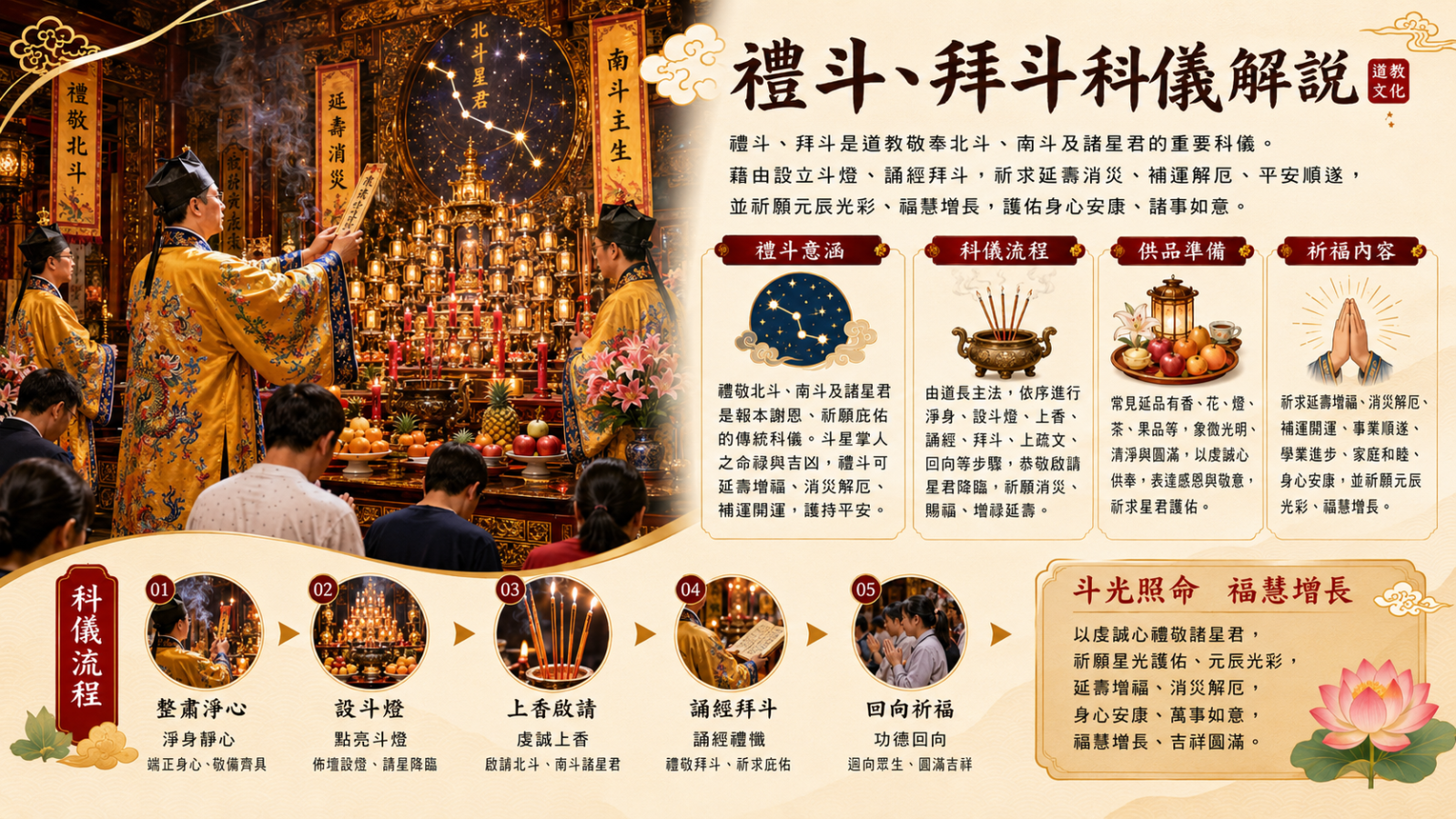 【祈福延生類】道法科儀-禮斗、拜斗 | 香的世界