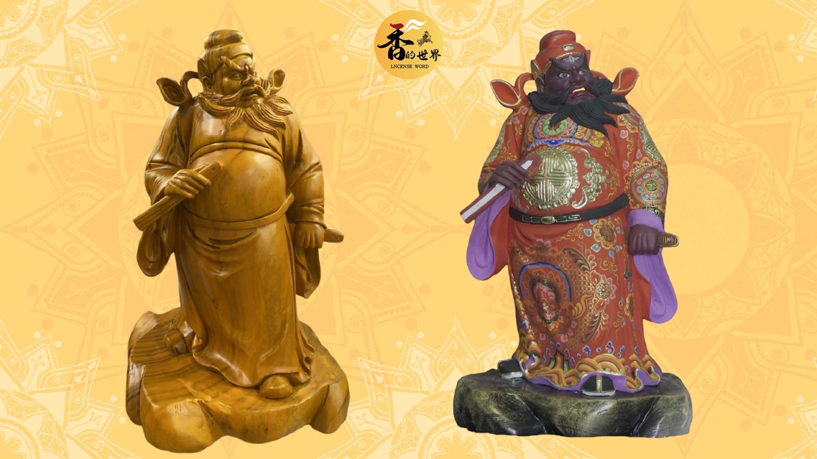神像雕刻-天師鍾馗上色與開光 | 香的世界